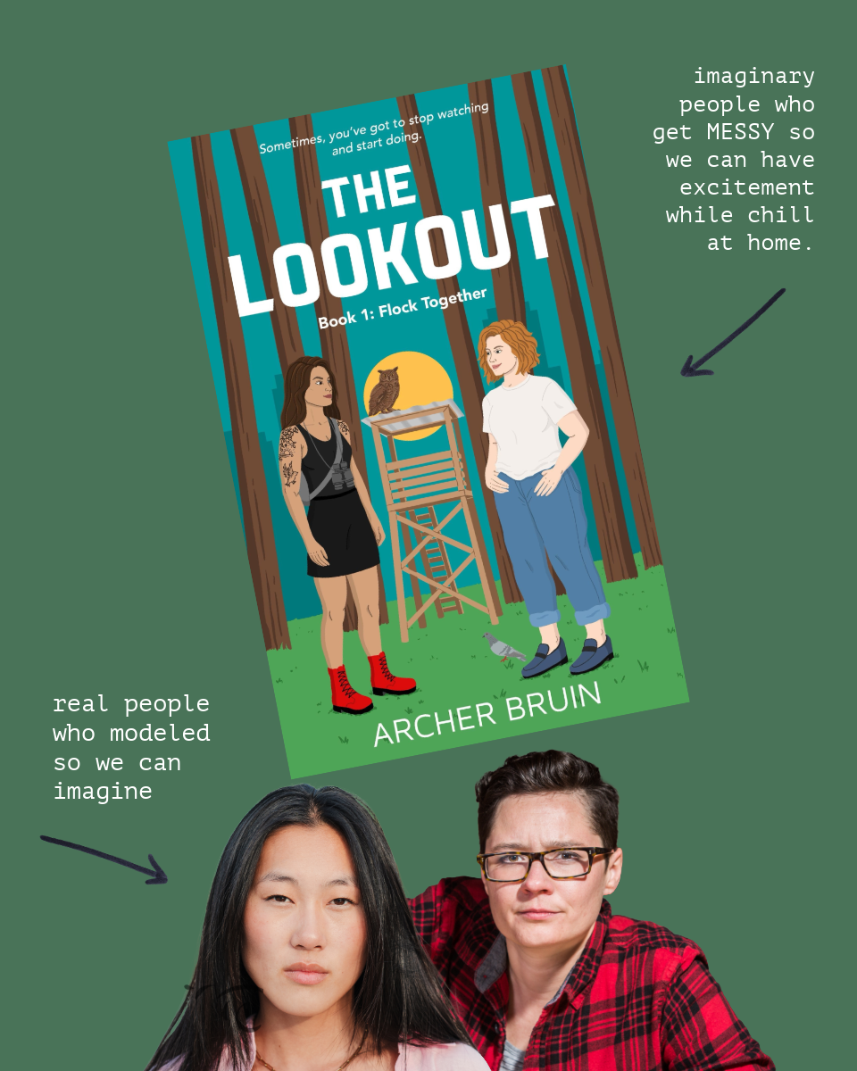 The Lookout: een pittige, 'opposites-attract' sapphische roman met gedwongen nabijheid (PAPERBACK)