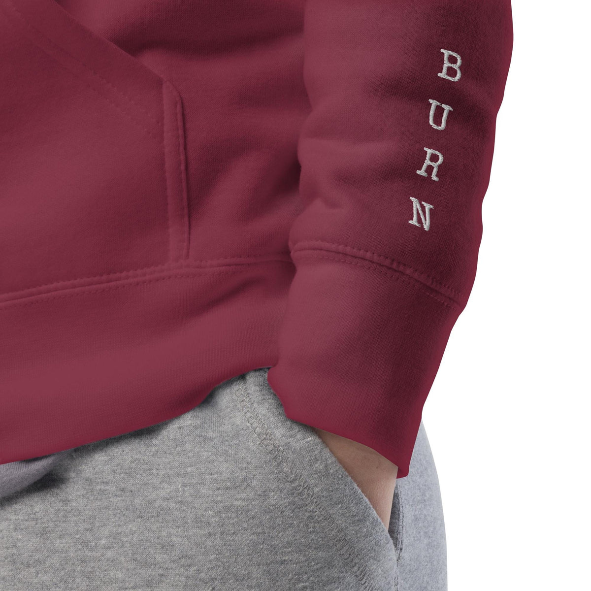 Etsy Product Title Embroidered Slow Burn Book Club Hoodie, Bookish Romance Reader Sweatshirt with SLOW BURN embroidered sleeves
